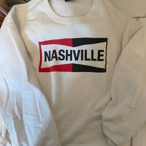 Retro Harley Davidson NASHVILLE  crew neck sweater